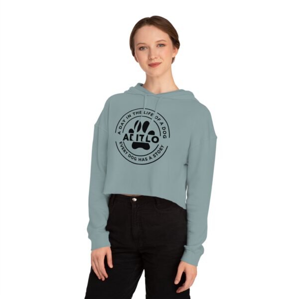 Cropped Sweatshirt - Day in the Life of a Dog, Every Dog Has a Story, Pet Adoption, Cozy Style, Gift for Dog Moms - Image 12