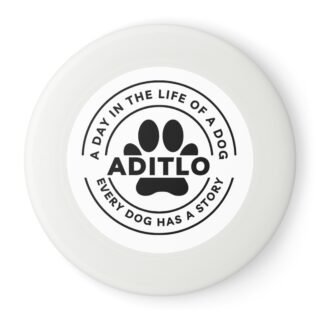 Personalized Dog Lover Frisbee - A Day in the Life of a Dog, Outdoor Play, Pet Gift, Family Fun, Unique Dog Toy