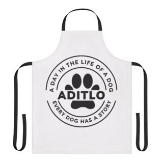 Dog Lover's Apron, Cook with Style, A Day in the Life of a Dog, Ideal for Pet Owners, Gift for Dog Enthusiasts