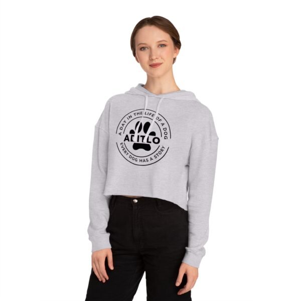 Cropped Sweatshirt - Day in the Life of a Dog, Every Dog Has a Story, Pet Adoption, Cozy Style, Gift for Dog Moms - Image 18