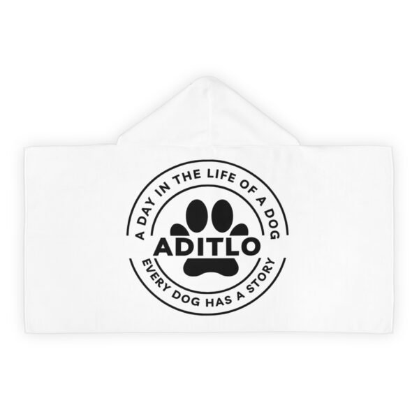 Adorable Youth Hooded Towel: Perfect for Bath Time, Beach Days, Pets, or Gift Giving, Every Dog Has a Story