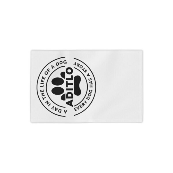 Paw Print Beach Towel, Perfect for Dog Lovers, Summer Vacations, Dog-Themed Gifts, Beach Days, Poolside Relaxation - Image 2