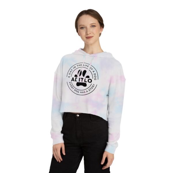 Cropped Sweatshirt - Day in the Life of a Dog, Every Dog Has a Story, Pet Adoption, Cozy Style, Gift for Dog Moms - Image 15