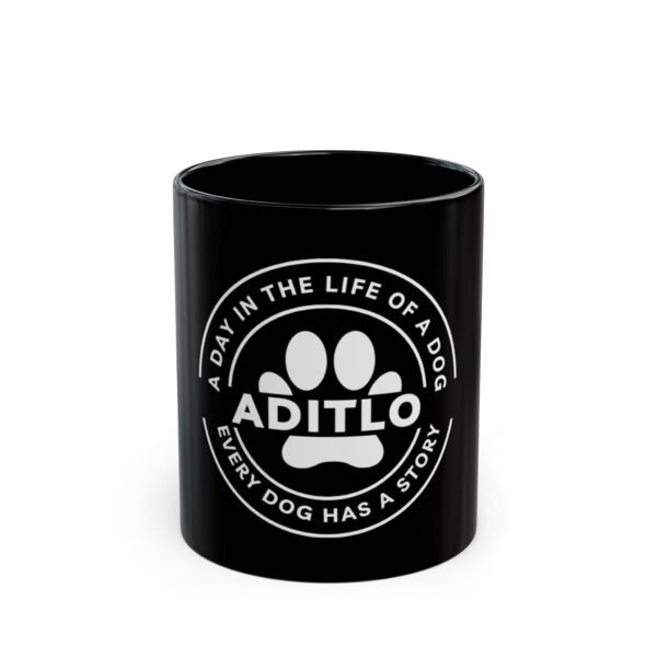 Dog Lover Mug - A Day in the Life of a Dog, Pet Gift, Animal Lover, Coffee Cup, Dog Story Mug, Handmade, Unique Design