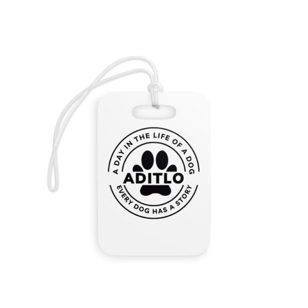 Personalized Pet Luggage Tags - "A Day in the Life of a Dog", Travel Accessories, Custom Tags, Dog Lover Gifts, Pet Tags