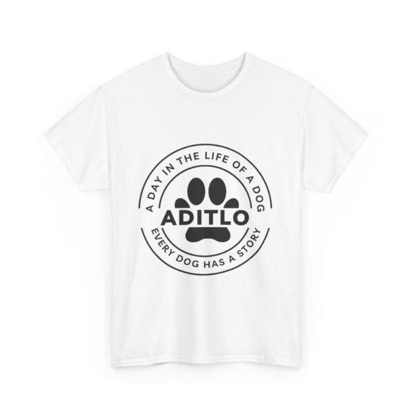 Dog Lover Unisex Heavy Cotton Tee, Perfect for Pet Owners, Animal Lovers, Gifts for Dog Owners, Dog-Themed Apparel, Everyday Wear - Image 3