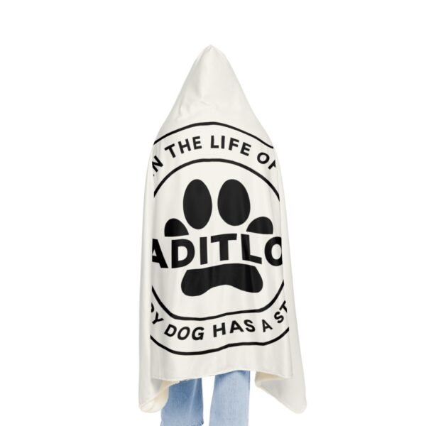 Cozy Dog-Themed Snuggle Blanket - Perfect for Pet Lovers, Dog Lovers Gift, Hoodie Blanket, Every Dog Has a Story, Warm Throw Blanket - Image 3