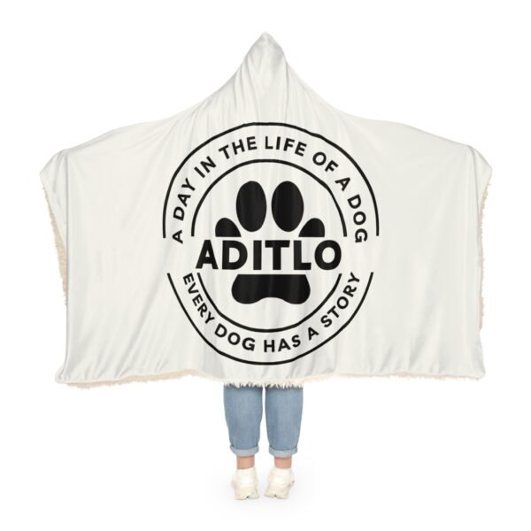 Cozy Dog-Themed Snuggle Blanket - Perfect for Pet Lovers, Dog Lovers Gift, Hoodie Blanket, Every Dog Has a Story, Warm Throw Blanket - Image 4