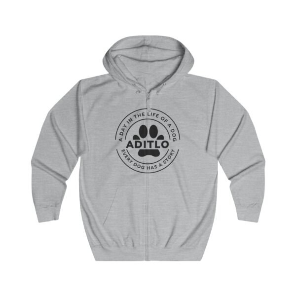 Unisex Full Zip Hoodie - Image 5