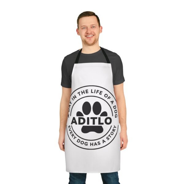 Dog Lover's Apron, Cook with Style, A Day in the Life of a Dog, Ideal for Pet Owners, Gift for Dog Enthusiasts - Image 2