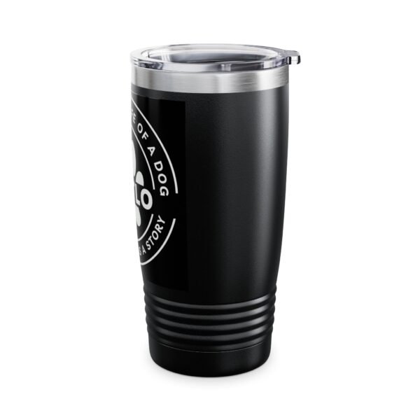 Dog Lovers Ringneck Tumbler, 20oz - A Day in the Life of a Dog Travel Mug, Pet Gift, Coffee Cup, Dog Mom, Personalized Dog Lover Mug - Image 4