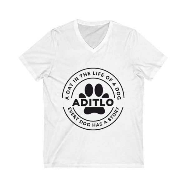 Unisex Jersey Short Sleeve V-Neck Tee