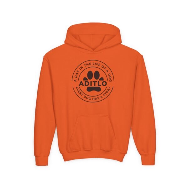 Youth Heavy Blend Hooded Sweatshirt - Image 7