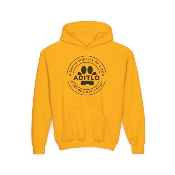 Youth Heavy Blend Hooded Sweatshirt - Image 5
