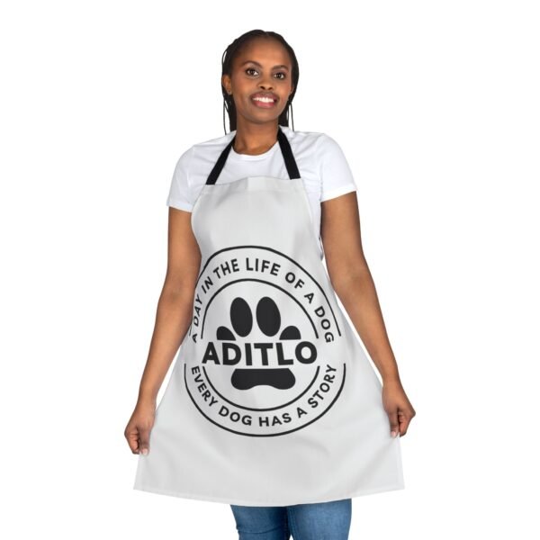 Dog Lover's Apron, Cook with Style, A Day in the Life of a Dog, Ideal for Pet Owners, Gift for Dog Enthusiasts - Image 4