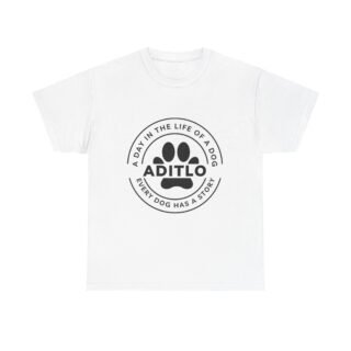 Dog Lover Unisex Heavy Cotton Tee, Perfect for Pet Owners, Animal Lovers, Gifts for Dog Owners, Dog-Themed Apparel, Everyday Wear