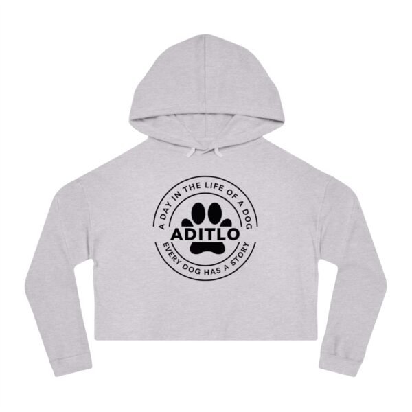 Cropped Sweatshirt - Day in the Life of a Dog, Every Dog Has a Story, Pet Adoption, Cozy Style, Gift for Dog Moms - Image 16