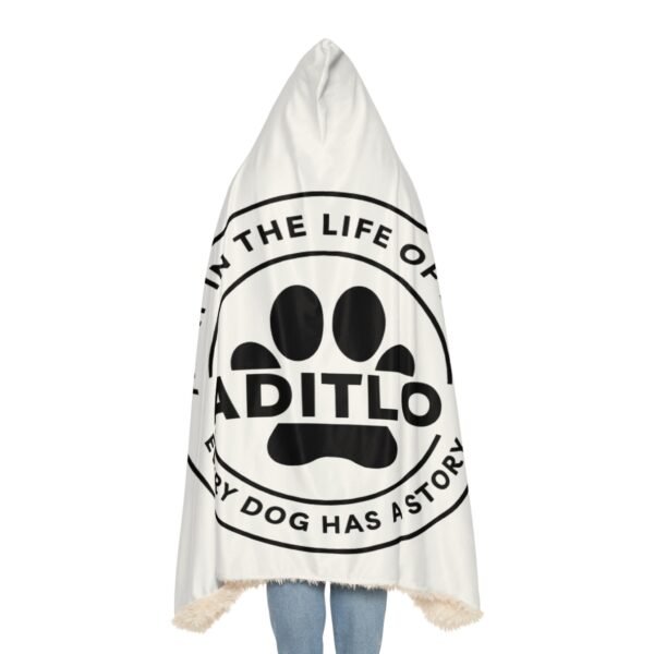 Cozy Dog-Themed Snuggle Blanket - Perfect for Pet Lovers, Dog Lovers Gift, Hoodie Blanket, Every Dog Has a Story, Warm Throw Blanket - Image 6