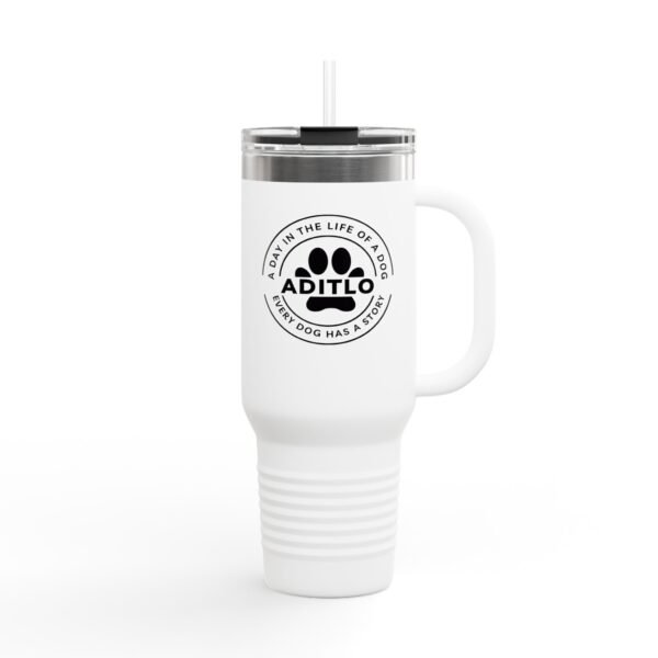 Personalized Insulated Travel Mug, 40oz - Perfect for Dog Lovers, Stylish Hydration for Daily Adventures, Great Gift for Pet Owners, - Image 4