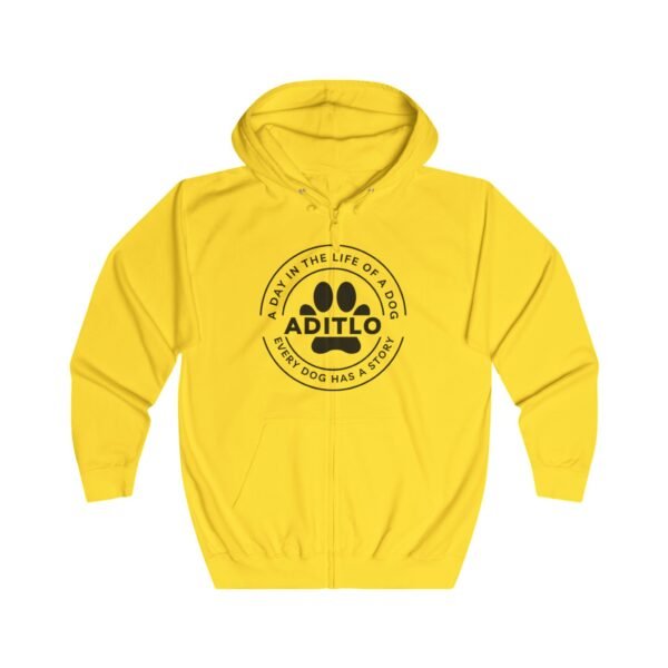 Unisex Full Zip Hoodie - Image 3