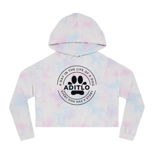 Cropped Sweatshirt - Day in the Life of a Dog, Every Dog Has a Story, Pet Adoption, Cozy Style, Gift for Dog Moms - Image 13