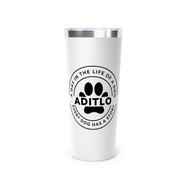 Dog Lover's Insulated Tumbler - A Day in the Life of a Dog, Pet Gift for Dog Owners, Travel Mug for Animal Lovers, Funny Dog Tumbler