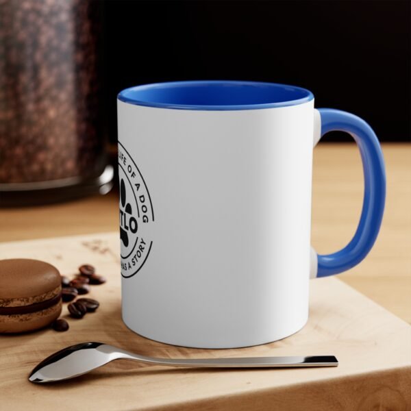 Dog Lover's Accent Mug - "A Day in the Life of a Dog", Pet Gift, Coffee Mug for Dog Owners, Animal Enthusiast, Dog Adoption Celebration - Image 4